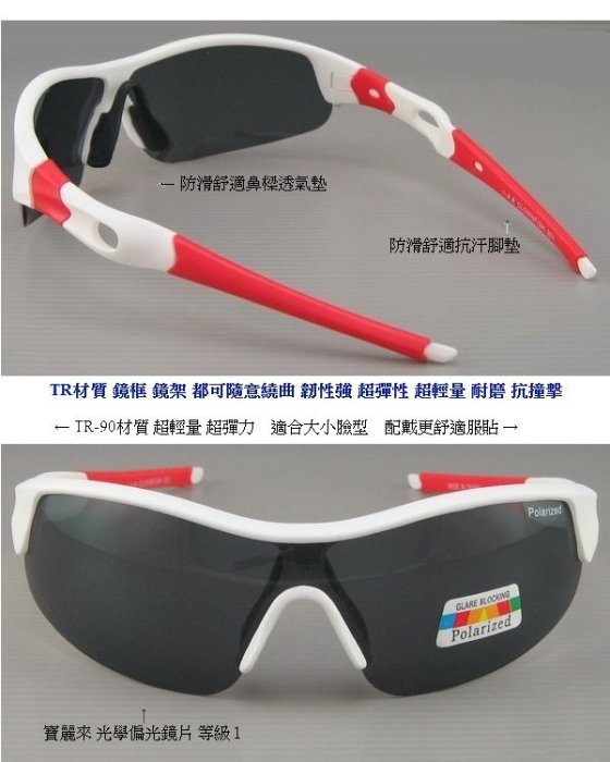 小丑魚偏光太陽眼鏡 推薦 運動太陽眼鏡 運動型眼鏡 偏光眼鏡 抗藍光眼鏡 自行車眼鏡 司機眼鏡 重機眼鏡