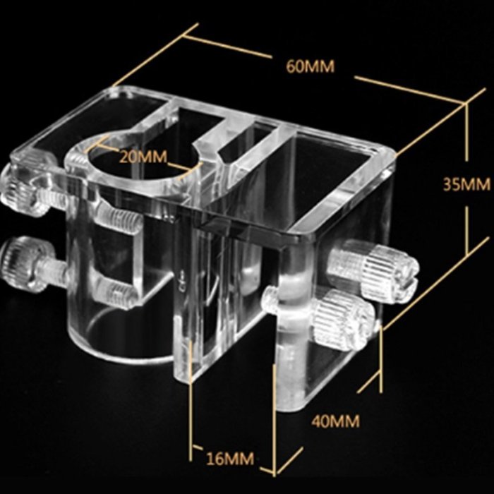 壓克力進出水口固定架 玻璃百合罌粟出入水口 除油膜處理器 固定座固定夾 水管掛架 圓桶過濾器 軟管 水族箱 水草 魚缸