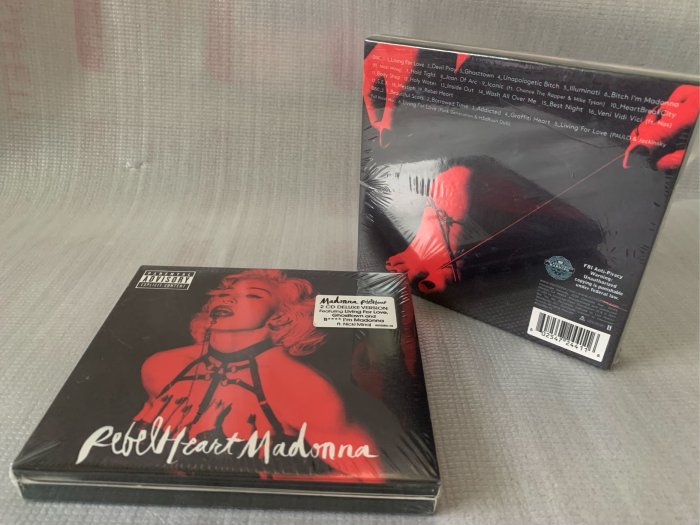 跨世紀女皇-瑪丹娜-心叛逆 全新進口限量豪華雙碟（美國版）Madonna - Rebel Heart Limited Edition Super Deluxe