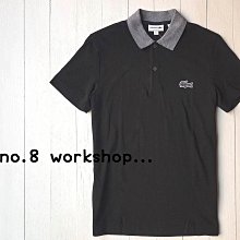 ☆【LA男生館】☆【 LACOSTE鱷魚LOGO貼布網眼POLO衫】☆【LA004D6】(S)