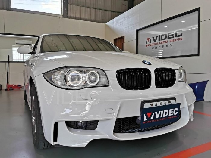 威德汽車精品 BMW E87 E88 E81 E82 1M M-POWER 前保桿 材質PP 空力套件