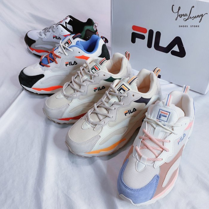 【Luxury】現貨 韓國代購 FILA TRACER 紅綠 黃藍 兩色 老爹鞋 厚底鞋 男女鞋 男鞋 女鞋 情侶鞋