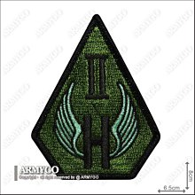 【ARMYGO】陸軍航空特戰指揮部602旅 部隊章 (黑字綠色版)