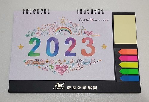 2023群益三角桌曆/2023桌曆/112年桌曆/月曆/年曆/繪畫桌曆/行事曆/月計劃/記事本/日誌本/便條紙/居家必備