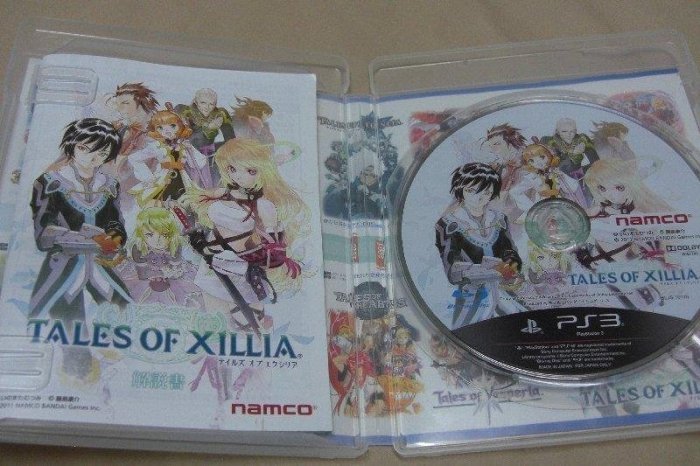 PS3 時空幻境 無盡傳奇 Tales of Xillia 日版日文版 純日版 二手良品 光碟無刮