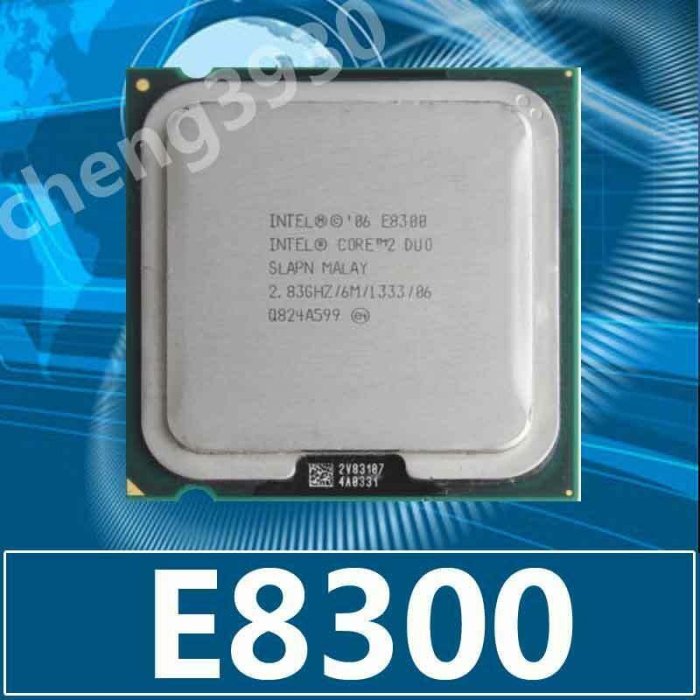希希之家Cpu Intel Core 2 Duo E8200 E8300 E8400 E8500 E8600 插槽 LG