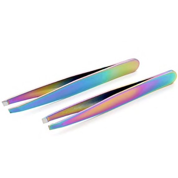 FOREVER 21 holographic tweezer set