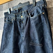 Retro CLUB【1000元起標】【二手】日本 桃太郎 MOMOTARO JEANS 日製 15週年 原色 布邊直筒牛仔褲 F24412