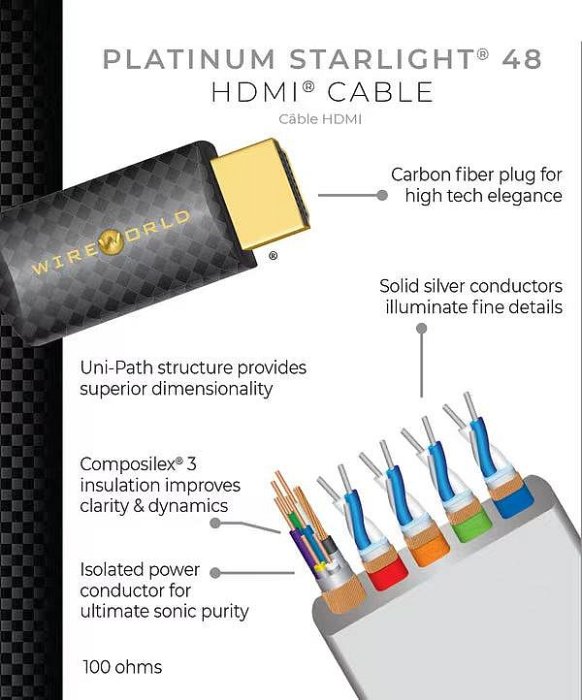 【賽門音響】Wireworld Platinum Starlight® 48 HDMI 線《公司貨》