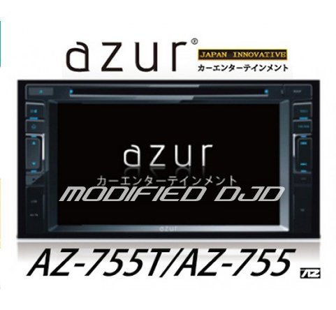 DJD Y0214 azur AZ-755/AZ-755T(豐田)汽車音響主機 觸控式 2-DIN多媒體汽車音響