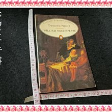 【珍寶二手書Bw4】Twelfth Nigth:0140621266 William Shakespeare 泛黃有劃記