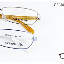 【My Eyes 瞳言瞳語】義大利CERRUTI 1881 水鑽方框光學鏡架