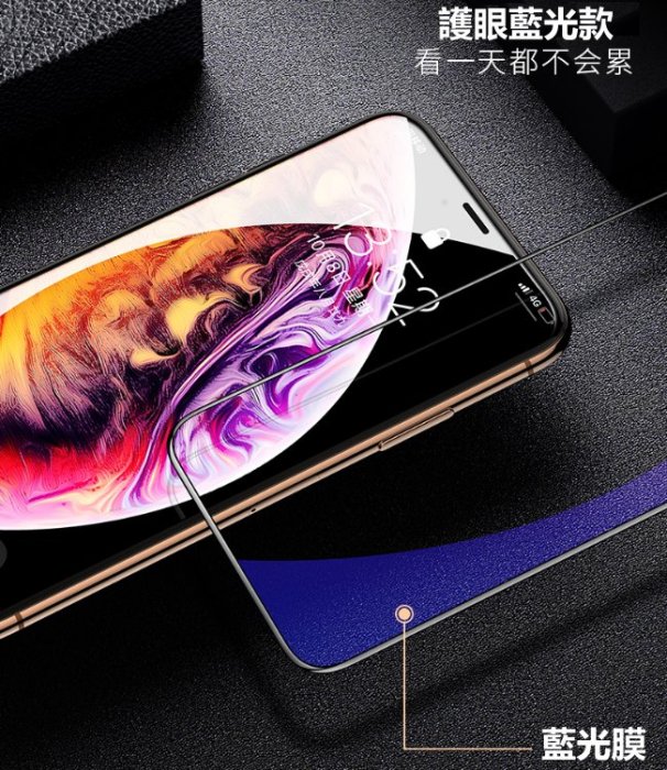 4D 防藍光 頂級強化 滿版 玻璃貼 保護貼 iphone 7 plus iphone7plus i7 保護視力 防摔