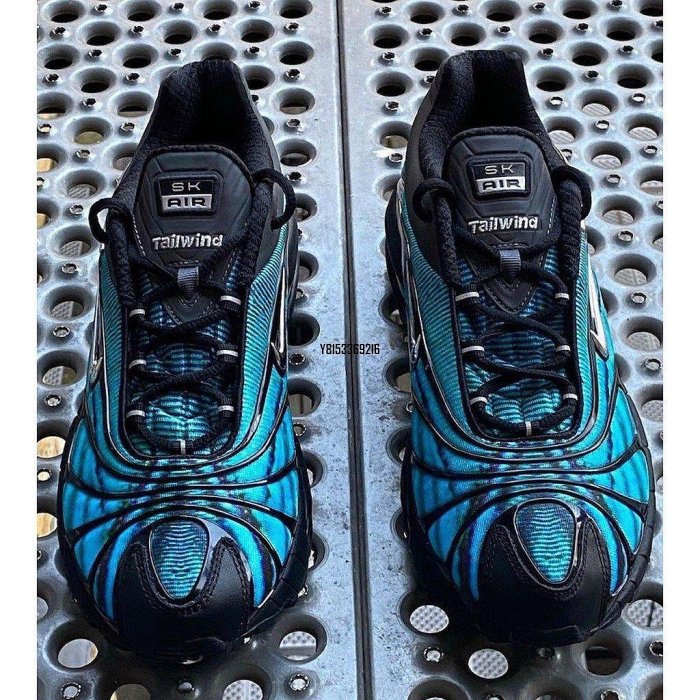 【正品】Skepta Nike Air Max Tailwind V Chrome Blue 黑藍 CQ87