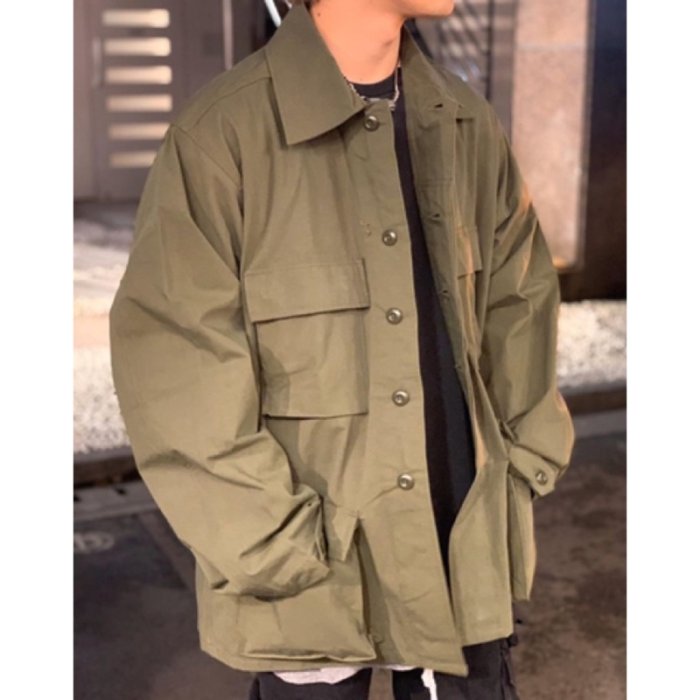 19AW Wtaps WMill LS Nyco Ripstop mill jungle 長袖襯衫薄外套軍裝黑