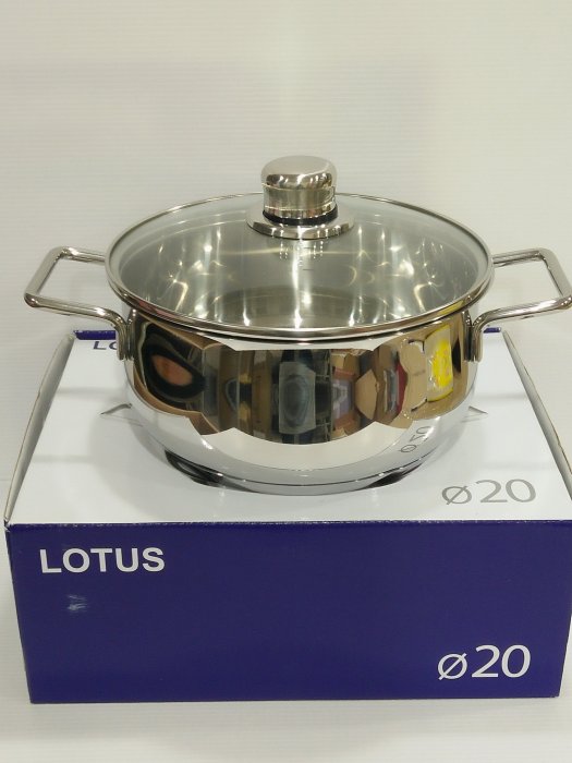 ##喜歡就買## LOTUS 樂德鍋 88-20820 新金鑽湯鍋 20cm $600