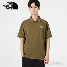 -滿3000免運-[雙和專賣店]The North Face 男 短袖POLO衫/5B1O/橄欖綠