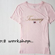 【TH女生館】【TOMMY HILFIGER金線刺繡短袖T恤】【TOMG002L2】寬鬆版(XXS-XS-S)