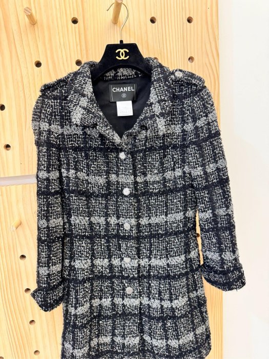 Chanel tweed 大衣