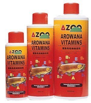 微笑的魚水族☆AZOO-愛族【龍魚 維他命劑 500ml】增艷成長營養補充劑