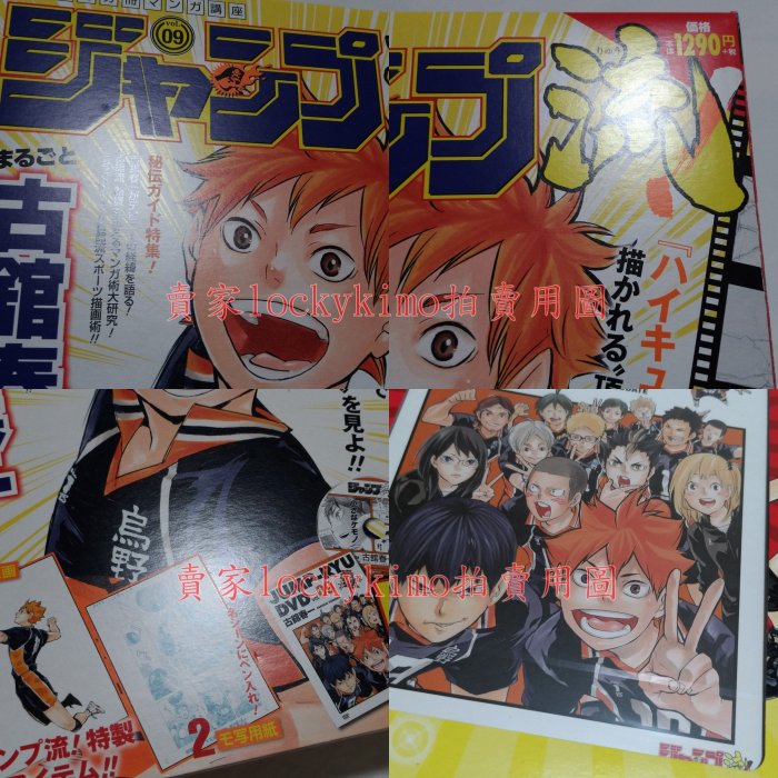 排球少年jump流附複製原畫描寫用紙DVD 分冊漫畫講座】Haikyu 日向翔陽 