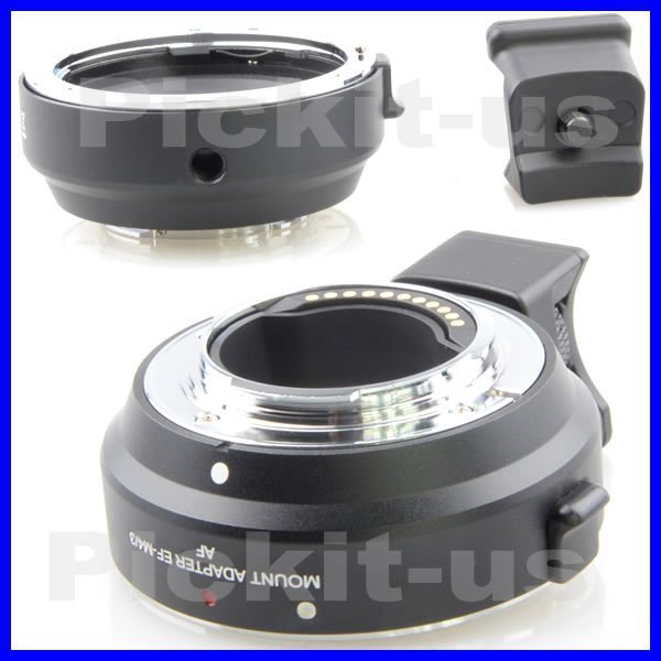 自動對焦Canon EOS EF鏡頭轉Micro M43 M 4/3轉接環OLYMPUS E-M5 MARK 2 II