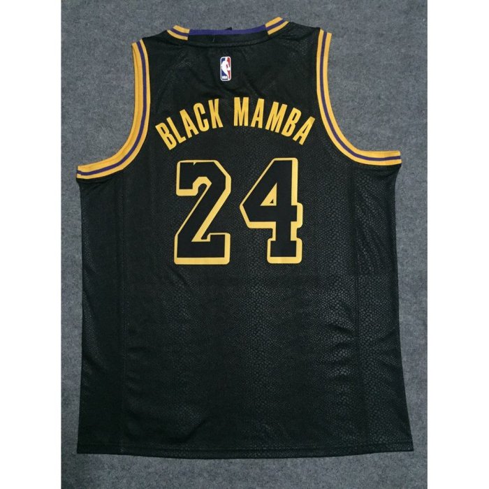 正品  Nike City NBA Jersey Kobe Bryant 球員限量版 柯比老大 黑曼巴精神