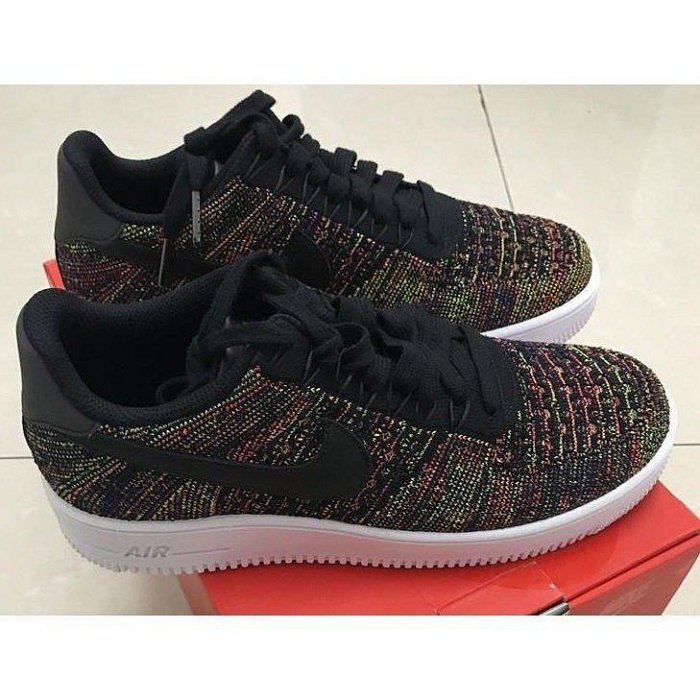 Nike Air Force1 ULTRA FLYKNIT AF1 彩虹 編織鞋 826577-001