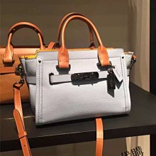 NaNa代購 美國正品 COACH 34417 高檔皮革女士斜背包 荔枝紋頭層牛皮 附購買證明