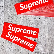 【HYDRA】Supreme Box Logo Stickers 貼紙 紅色 貼紙【SUP060】