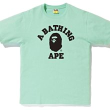 【日貨代購CITY】A BATHING APE BICOLOR COLLEGE TEE 短TEE LOGO 猿人