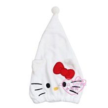 ♥小花花日本精品♥Hello Kitty Melody速乾髮帽造型柔軟彈性佳抗菌防臭加工沐浴敷臉必備~8