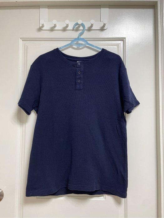 lbexsport 中山領三釦 藍色 L號短袖T恤 二手美品
