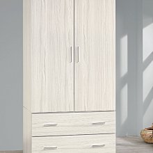 鴻宇傢俱~(PI)170-2 白梣木耐磨3x6尺開門衣櫥