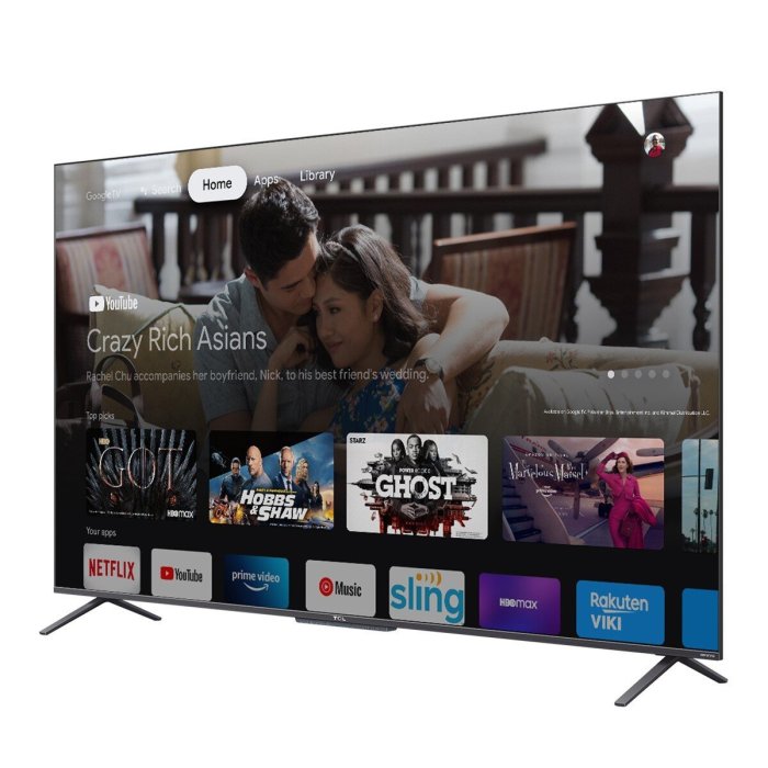 💓好市多代購💓 TCL 75吋4K QLED谷歌TV量子智慧連網液晶顯示器不含視訊盒 75C725 留言優惠4000