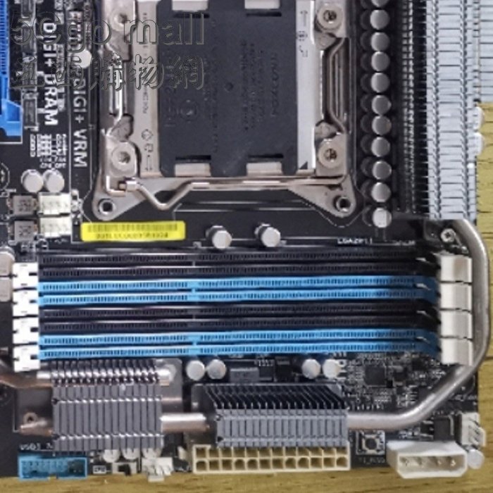 5Cgo🏆【現貨】不確定是故障品ASUS P9X79 WS華碩主機板X79 LGA 2011腳6組PCIe3.0拆機 含稅