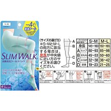 【JPGO】日本製 SLIMWALK -4度C 輕量涼感美腿襪~加長包臀款#540.557
