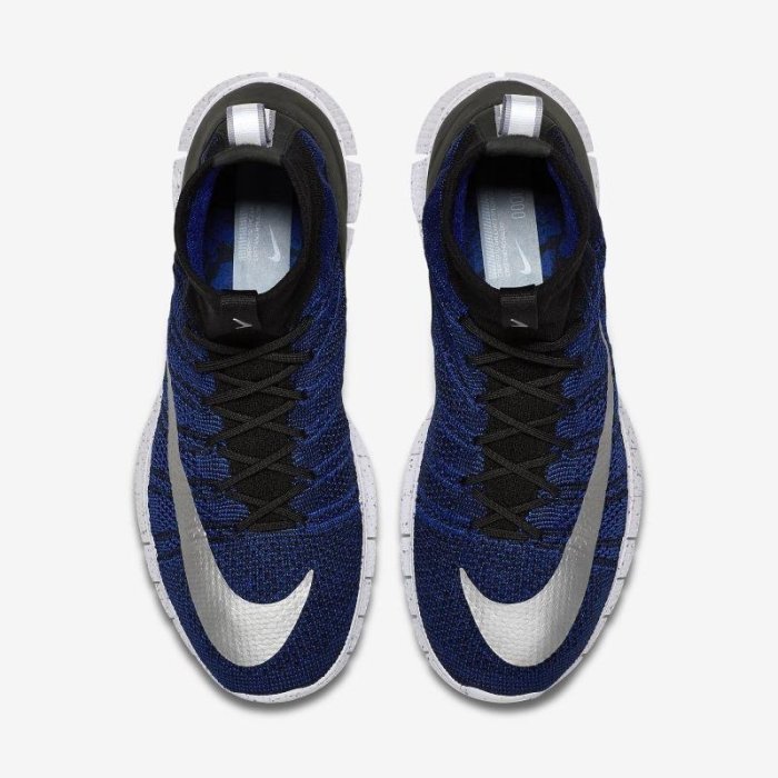 =CodE= NIKE FREE FLYKNIT MERCURIAL FC 編織赤足慢跑鞋(黑藍銀)836126-041