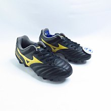 Mizuno MONARCIDA NEO II 中大童 足球鞋 3E楦 P1GB232550 黑金【iSport愛運動】