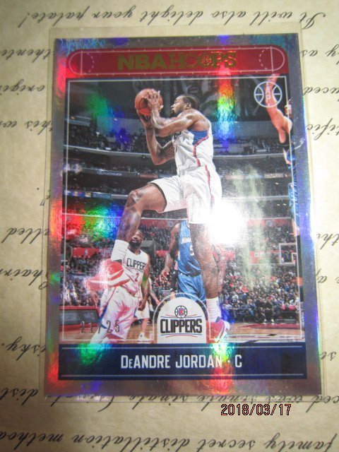 新賣家~17/18~Deandre Jordan /25~HOOPS~超低限量/25~25 1元起標