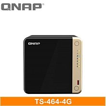 威聯通 QNAP TS-464-8G 4Bay NAS 網路儲存伺服器【風和網通】