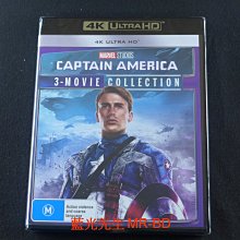 [藍光先生UHD] 美國隊長 1-3 UHD 三碟套裝版 Captain America - 無中文字幕
