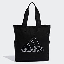 南◇2021 4月 Adidas ESSENTIALS 手提包 GN8873 黑白色 購物袋 肩背 手提 中性款