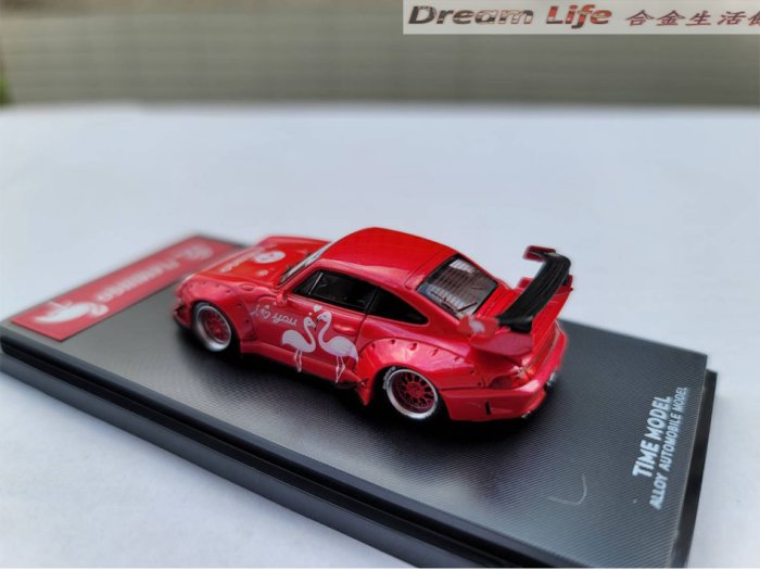 【TIME MODEL精品】1/64 Porsche 993 RWB Flamingo 七夕情人版~現貨特惠價~!