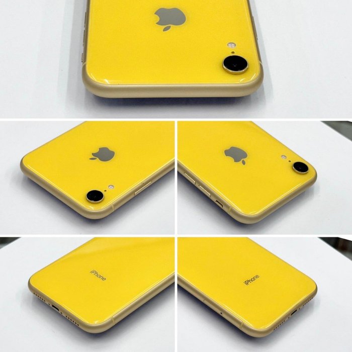 IPHONE XR 128G 黃色 二手機 附發票 刷卡分期【承靜數位】高雄實體店 可出租 C4806 中古機