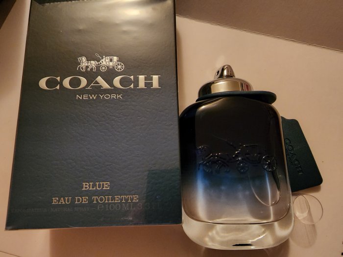 #極新二手#Coach 時尚藍調 男性淡香水 100ml