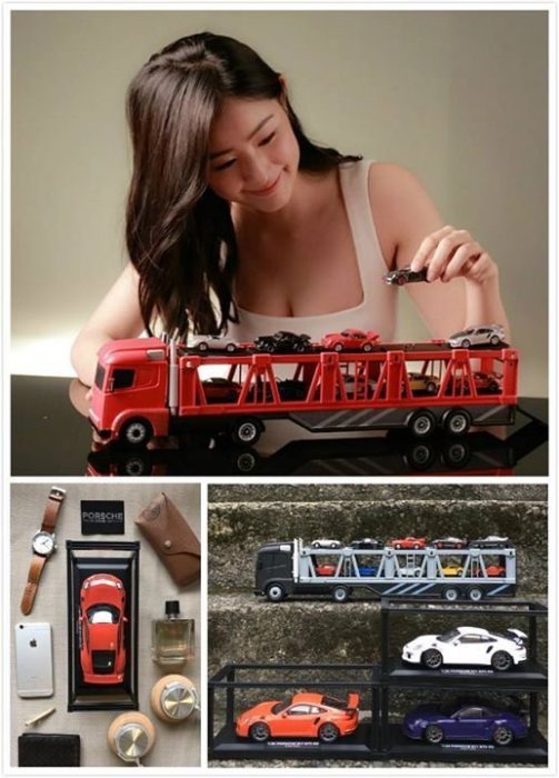 7-11 PORSCHE 保時捷經典911系列☆1:64經典模型車☆6號/8號-2款單賣