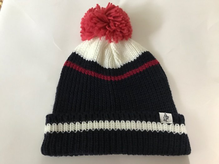 【天普小棧】Abercrombie&Fitch A&F Color Pom Beanie針織毛線帽球球毛帽 現貨抵台