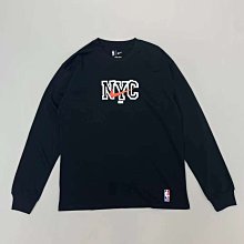 美國nike聯名款KITH潮牌NBA新款logo黑色男裝長袖T恤衛衣