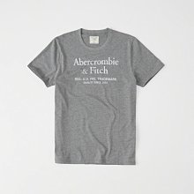 【A&F男生館】☆【Abercrombie&Fitch LOGO印圖短袖T恤】☆【AF007V9】(S)